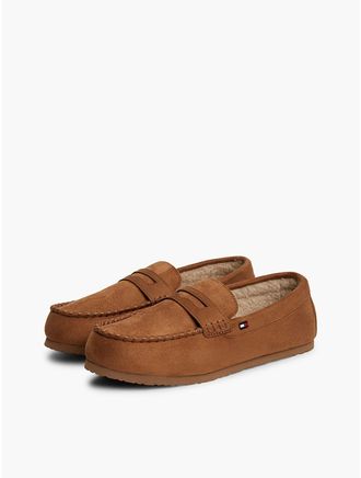 Tommy Hilfiger Mens Fleece-Lined Loafer Slipper - Coconut Grove - US 11.5 / EU 45