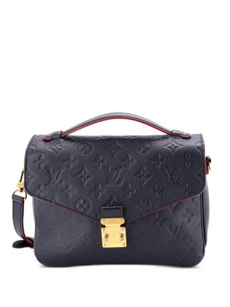 Louis Vuitton Pochette Metis Monogram Empreinte Leather crossbody bag - Blu