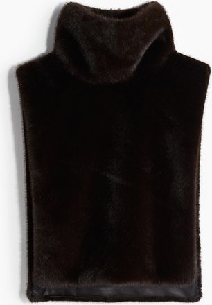 H&M Flauschiger Rollkrageneinsatz - Brown