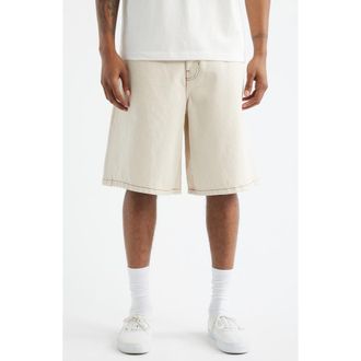 Vans Check-5 Baggy Denim Shorts in Natural Seed at Nordstrom, Size 30