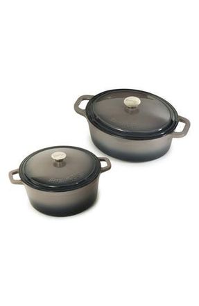 Berghoff Neo 4-Piece Cast Iron Dutch Oven Cookware Set in Oyster at Nordstrom Rack