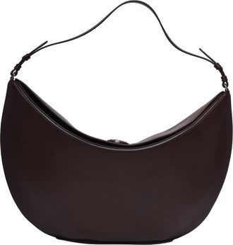 Jacquemus Mezza Luna Schoudertas - Dames - Schoudertassen - Bruin - ONE Size - Leer - Tassen