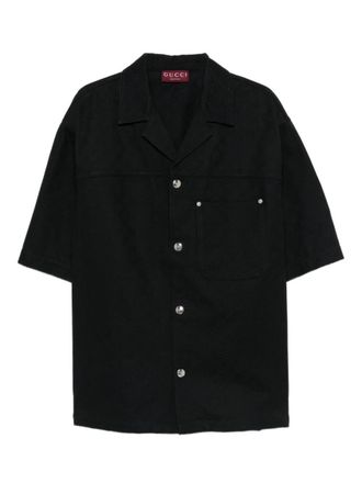 Gucci Black Bowling shirt