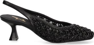 Marc Ellis Edera Ultra Pump - Dames - Pumps - Zwart - 40 EU - Leer - Schoenen