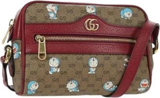Gucci Pre-owned Cross Body Bags, female, Beige, Size: ONE SIZE Pre-owned Vintage Shoulder Bag