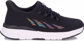 Drew Womens Halo Ii Hands Free Athletic Shoe In Black Mesh Combo