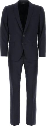 Dolce & Gabbana Abito 2 Pezzi - Heren - Business pakken - Zwart - M - Wol - Kostuums