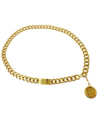 Chanel 1994 Medallion chain belt - women - Gold Plated - One Size