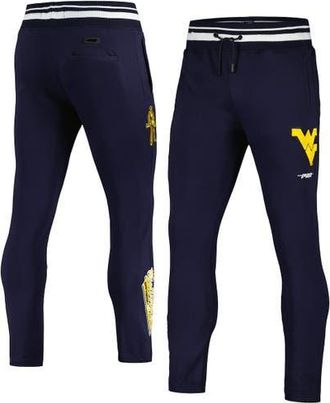 Pro Standard Mens Pro Standard Navy West Virginia Mountaineers Script Tail Fleece Sweatpants at Nordstrom, Size X-Large