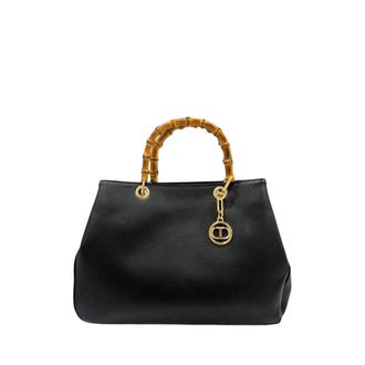 Twinset Black PU Women Womens Handbag