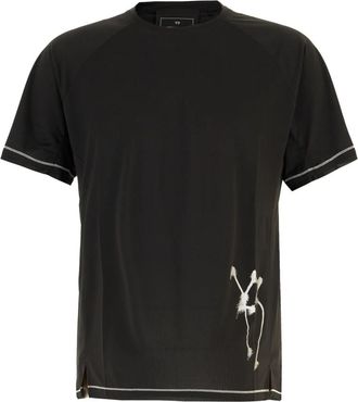 Yohji Yamamoto T-shirt - Heren - T-shirts - Zwart - XL - Tops