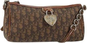 Dior Pre-owned Shoulder Bags, female, Brown, Size: ONE SIZE Pre-owned Plastic Shoulder Bag