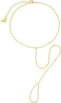 Sterling Forever 14K Gold Serena Simple Chain Toe Anklet
