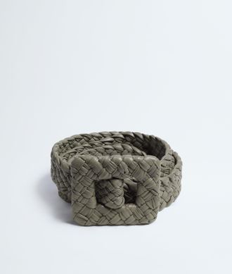 Bottega Veneta Foulard Belt - Grey & Silver - Women - S