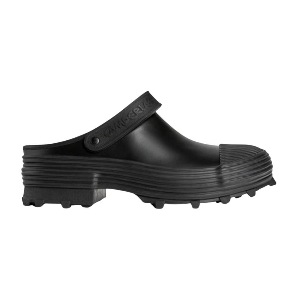 Camper Clogs, male, Black, Size: 12 US Chunky Sole Clog Shoes Men