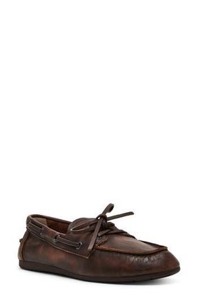 Steve Madden Sag Boat Shoe in Brown Leat at Nordstrom Rack, Size 7