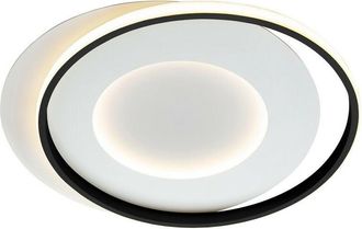 Schuller Schuller - Limbos Integrated Led Semi Flush Light White, Black 4000K 4400Lm
