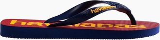 Havaianas Womens Womens Hav. Top Logomania 2 Navy Blue 35 3 Flip Flops - Size: 3/3.5/4