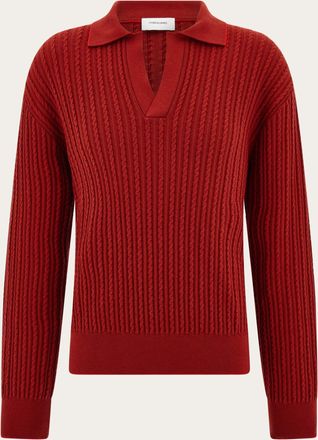 Ferragamo Uomo Maglia a polo Rosso