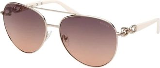 Guess Aviator Metal Sunglasses