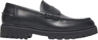 HUGO BOSS Schoenen > Instappers > Zakelijke Schoenen - Heren - Loafers - Zwart - 43 EU - Schoenen