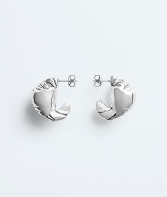 Bottega Veneta Orecchini Knot medi - Argento - Donna - U