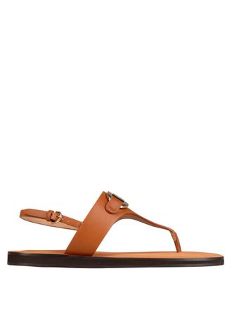 Ferragamo Brown Leather Sandals