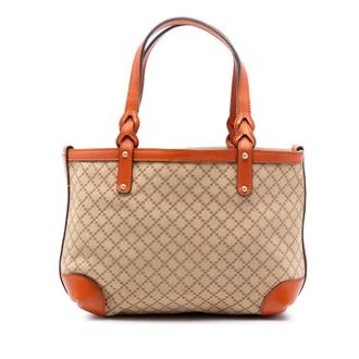 Gucci Pre-owned Gucci Small Diamante Canvas Craft Tote Ladies T0TC42RFX1JA79IT