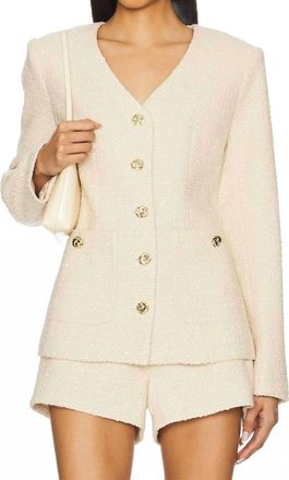 Astr Lysanor Jacket In Oatmeal