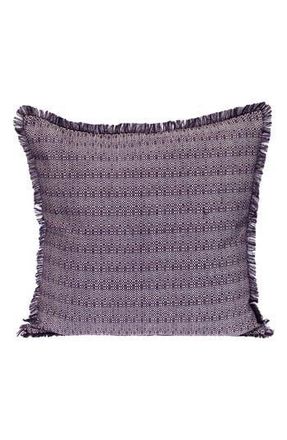 Parkland Collection Cross Weave Square Accent Pillow in Purple at Nordstrom Rack