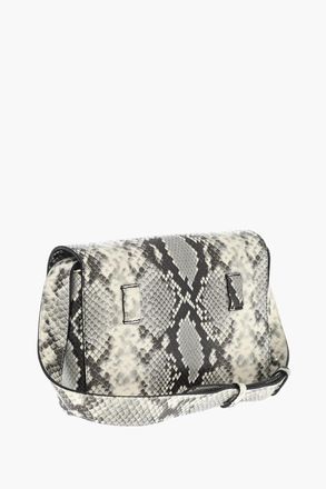 Dsquared2 Borsa a Spalla in Pelle Effetto Pitone con Dettaglio in Metallo Dorato Dsquared2