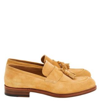 Ferragamo Duca Suede Tassel Loafers, Size 9 E