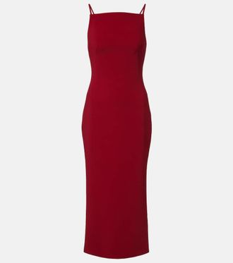 Givenchy Abito midi in cady in cr&ecirc;pe