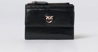 Pinko Portafoglio in pelle shiny con logo Pinko