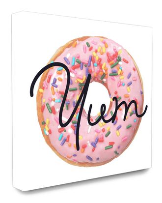 Stupell Industries Yum Sprinkle Donut