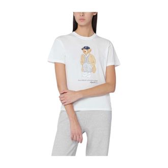 Polo Ralph Lauren T-Shirts, female, White, Size: XS Ralph T-Shirt