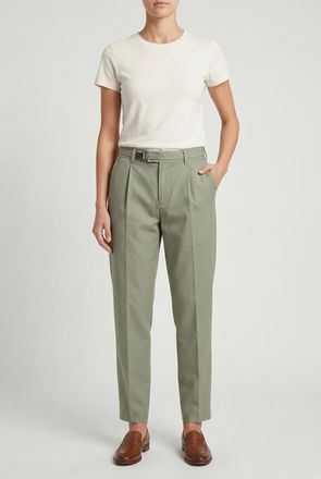 Brunello Cucinelli Light Green Tailored Trousers, Brand Size 46 (US Size 12)