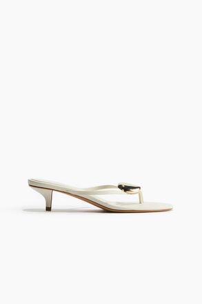 H&M Zehensandalen mit Absatz - Beige