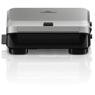 Braun Grill Gofrera Sanwicher 3 En 1 800w Braun Sm5006 Snackmaker Con Set De Placas Gofres Y Grill Silver