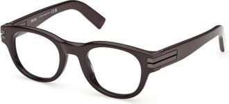Ermenegildo Zegna Ez 5347 Brillen - Heren - Brillen - Bruin - 49 MM - Accessoires