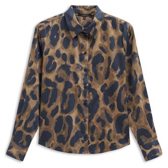 Bugatti Dames, Blouses & Shirts, Bruin, Maat: XL Katoen