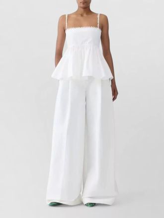 Jacquemus cotton square neck blouse
