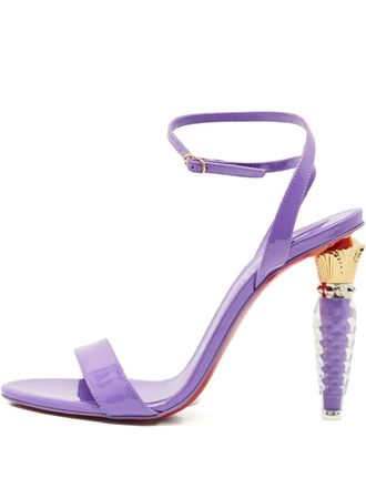 Christian Louboutin Lipgloss sculpted-heel sandals - Purple
