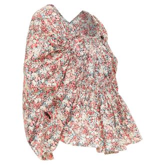 Junya Watanabe 2007 Multicolor Smocked Blouse