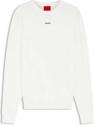 HUGO BOSS Logo-detail sweater in cotton