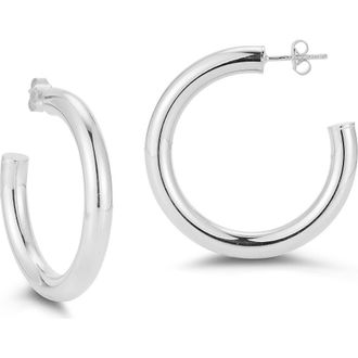Glaze Jewelry 14K Gold Plated Sterling Silver Hoop Earrings at Nordstrom Rack