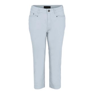 C.Ro Cropped Broeken - Dames - Vrijetijds broeken - Blauw - 2XL - Broeken