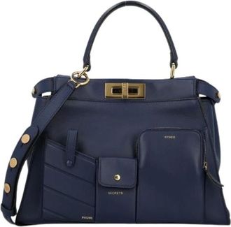 Fendi Pre-owned Peeaboo Pocket Borsa a spalla - - Pre-owned - Donna - Blu - ONE SIZE