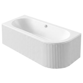 Rea Ba&ntilde;era De Esquina Rea Orion Stripe White 170 Left