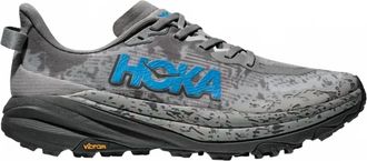Hoka One One Mens Speedgoat 6 Sneaker In Galactic Grey/hoka Blue